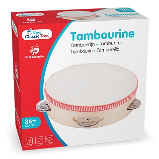 New Classic Toys - Tambourine 4 prs. Jingle